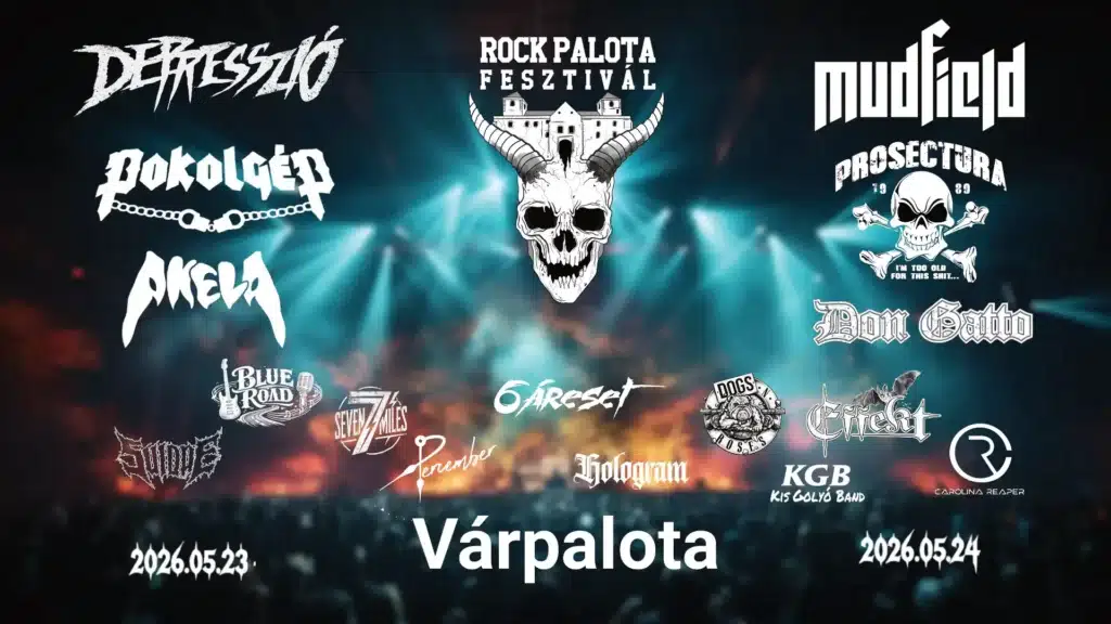 Rock Palota fesztivál 2026 fellépők Várpalota lineup
